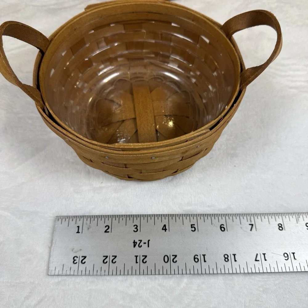 Vintage Longaberger Basket Lot 4 Signed 1987 1993 1997 Dresden Ohio USA